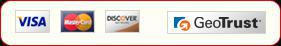 We carry Visa, MasterCard, and Discover.