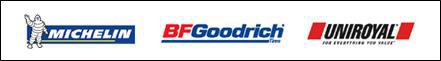 We carry brands such as Michelin, BFGoodrich, and Uniroyal.