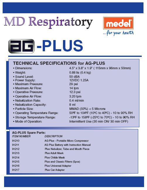 MD Respiratory AG-Plus