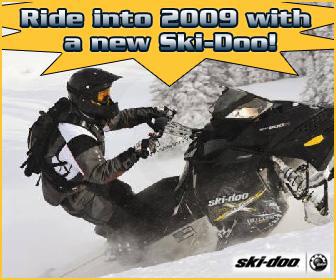 Ride into 2009 with a new Ski-Doo!