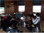 HONDA AUTO TESTERS HAVING SOME EATS