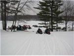 Snowmobiling