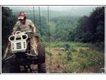 Justin climbing near Jelico, TN
