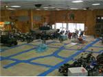 THE TILING OF THE SHOWROOM