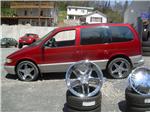 1996 MERCURY VILLAGER WITH 20" TRIFECTA PANTHER WHEELS WRAPPED WITH 245 35 ZR20 NEXEN TIRES