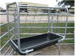 Hay Rack on Bunk Feeder