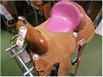 Ostrich Barrel-Racing Saddle