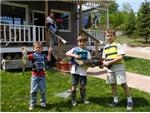 Your kids will be sure to remember their big catch!