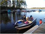 Our docks provide easy access to the lake.