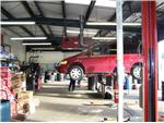 inside the tire shop
