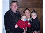 Enjoying the Grandchildren. Boy do we look exhausted.