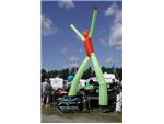 Dancing Man Welcomes Visitors to our Display