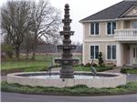 Tiered fountain water feature