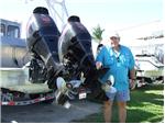 Robert Webster and his twin Suzuki's!