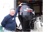 Chris Jamail shows off his new Suzuki!
