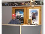 Travis at the Tire Counter