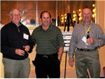 Ron Von Behren with Michelin, Chris Bonaventure with CTO, and Ken Conner with Service Tire & Auto