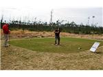 Dennis Richard Sr. going for the 10,000 hole in one prize