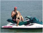 He likes to ride too