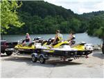 Ready to go in the water.