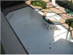 Before new tile and finish
