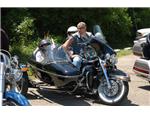 Brown Family relaxing on a Poker Run