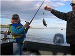 Megan and a bass