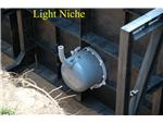 Light Niche Mounted in Wall Panel
