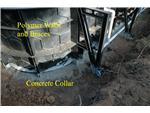 Polymer Walls Braces and Concrete Collar