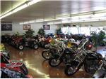 Street bike section.