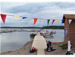 the dock