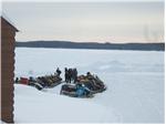 HALF THE CREW'S SLEDS