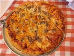Spicy sausage pizza