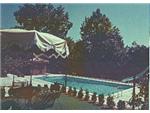 18' X 36' pool with 6" radius corners.