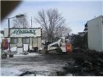 bay three being torn down