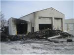 The remains of bays 1 and 2