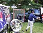 UVA Football Toss