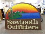 Sandblasted Sign