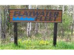 Sandblasted Sign