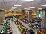 The showroom...