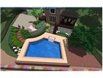 Designed Pool in Yard
