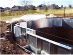 Gauge steel wall sections galvanized.