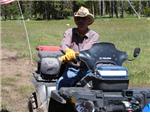 Fred Dowd and his mighty sted!