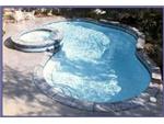 Raised spa, stamped border