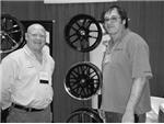 Tim Seehusen, J & L Tire; Bob Petti, Wheel Boss Wholesalers