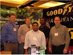 Scott Schneider and Brian Erikson, Samaritan Wholesale Tire; Derrell Singh, Blaine Quality Tire & Oil; Toney Banks and Mike Greene, Goodyear