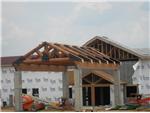 16" log truss