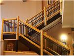 Custom log railings