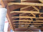 Structural log truss
