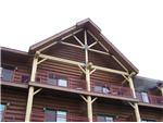 Log truss and supports